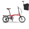 16-Inch High Quality Aluminum Alloy Frame Folding Bike 9-Speed Mini Foldable Bicycle with Steel Fork Light Weight