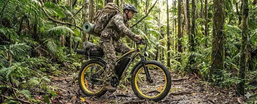 EOEOTWO E01 Electric Bike for Adults 1500W Peak Motor 26" Fat Tire Ebike 34MPH 60Miles Range UL2849 Certified Mountain Bicycle