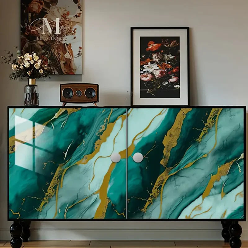 Pannello da parete con motivo in marmo in stile europeo, carta da parati staccabile e incollata, arte decorativa da parete per soggiorno, camera da letto, decorazione domestica