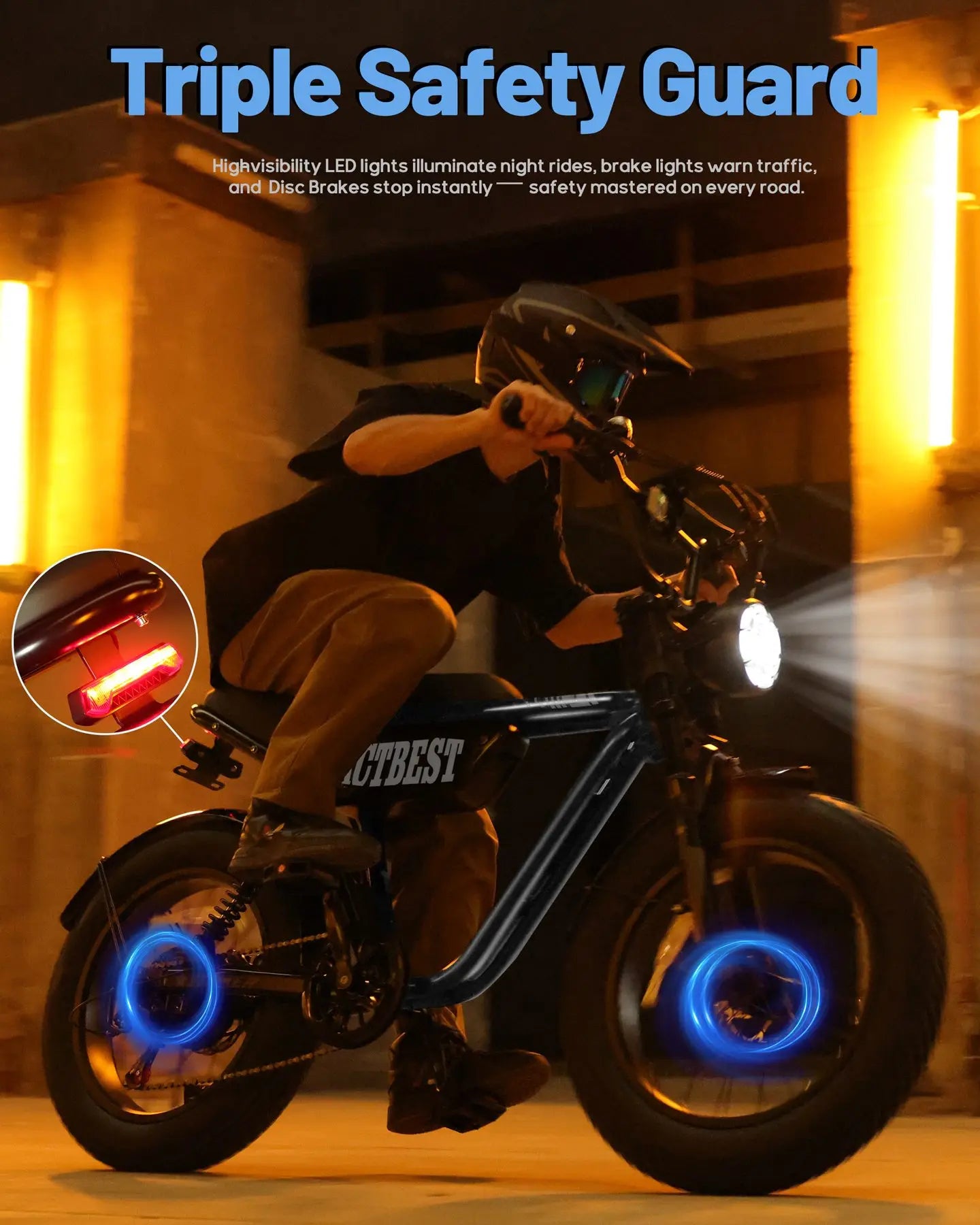 ACTBEST Blaze Free US Shipping 1200 W Peak 16 Inch Mini Electric Bicycles for Kids Teenagers