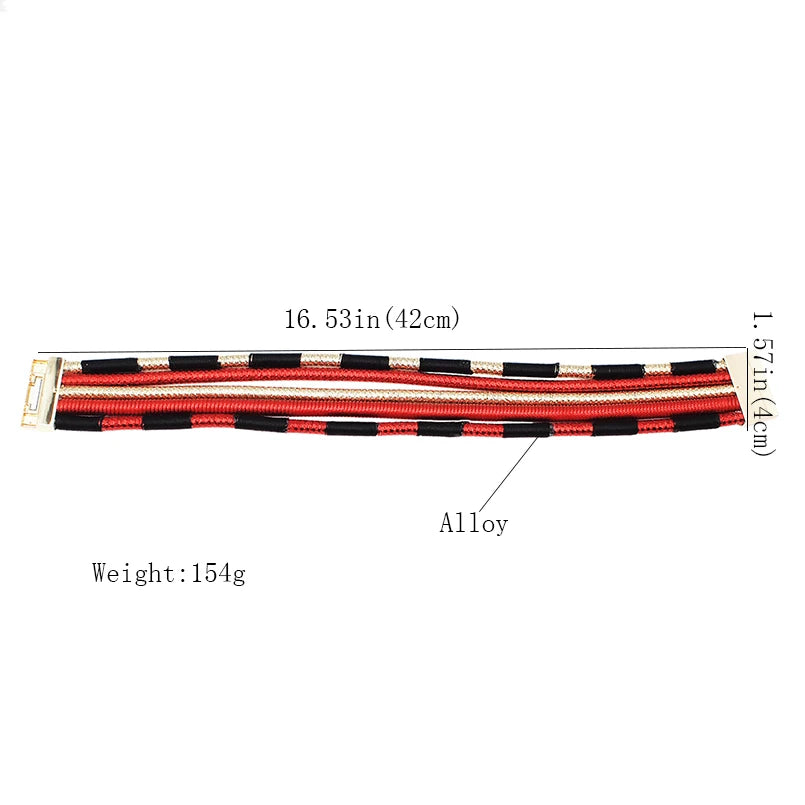 MANILAI Punk Alloy Torque Choker Necklaces For Women Maxi Jewelry Africa Big Collar Statement Necklace Boho Collier Femme