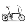 16-Inch High Quality Aluminum Alloy Frame Folding Bike 9-Speed Mini Foldable Bicycle with Steel Fork Light Weight