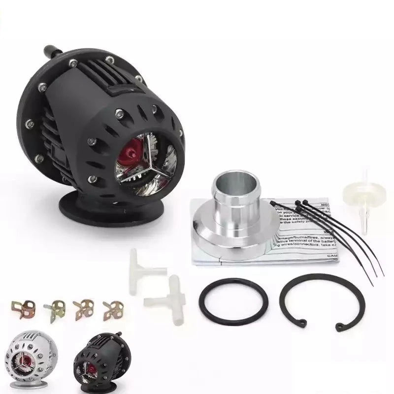 SQV4 SQV3 IV Blow Off Valve SQV4 tURBO Blow Off Valve For VI SSQV BOV Aluminum Pull-Type With Adapter With Logo