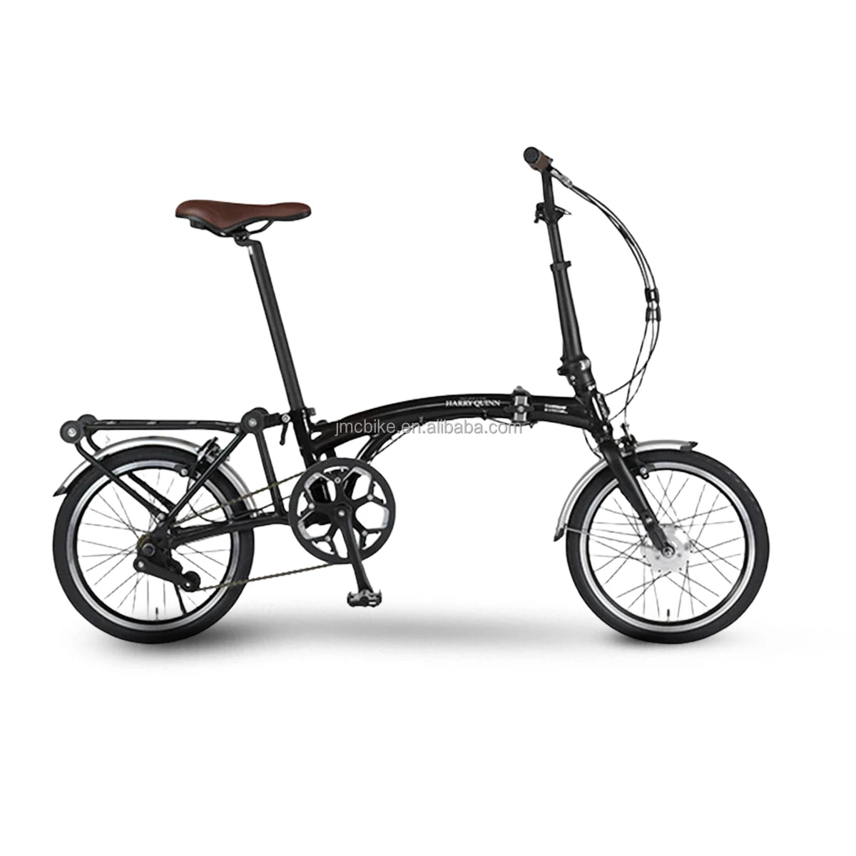16-Inch High Quality Aluminum Alloy Frame Folding Bike 9-Speed Mini Foldable Bicycle with Steel Fork Light Weight