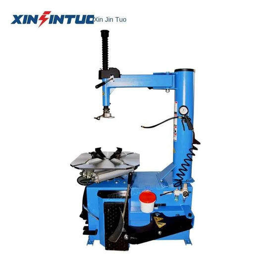 Jintuo Semi-Automatic Truck Tire Changer Manual Pneumatic Vacuum Loading Equipment Dismantling Machine for Efficient Tire