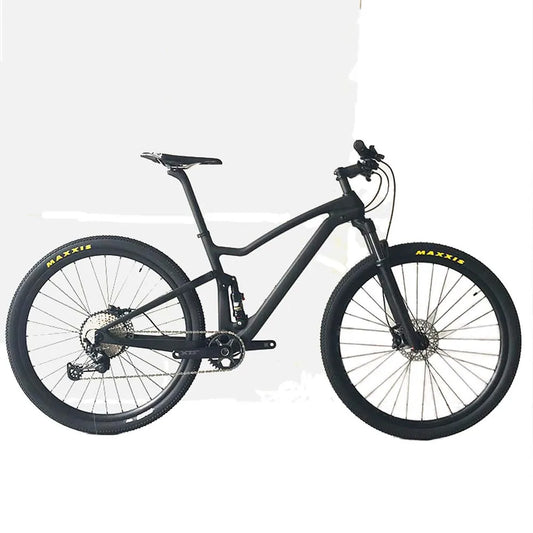 29er Complete Mountain Bike BB92 12X148mm Rear 180mm Rotor 12speed Carbon Full Suspension Bike Complete Bicycle