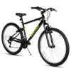 JOYKIE 26 - Inch and Steel - Frame Mountain Bikes (MTB), 18 - Speed V - Brake Adult Mountain Bicycles.