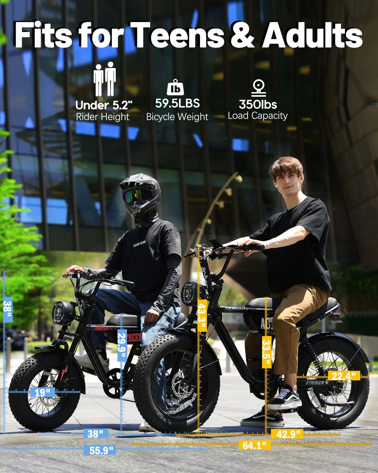 ACTBEST Blaze Free US Shipping 1200 W Peak 16 Inch Mini Electric Bicycles for Kids Teenagers