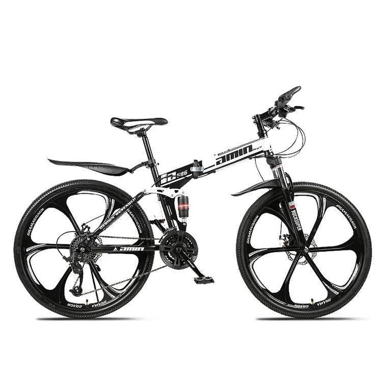 Online Shop Wholesale Eco-friendly Factory 26 Folding Mountain Bike 21 Speed Bicycle for Man Women