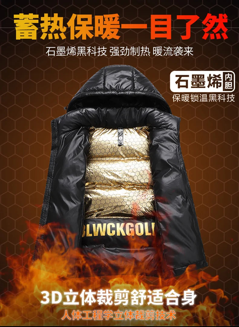 Brand Men Fashion Winter Vest Warm Coat Hooded Light Plus Size Mens Work Vests Waistcoat New Spring Autumn Sleeveless Jacket