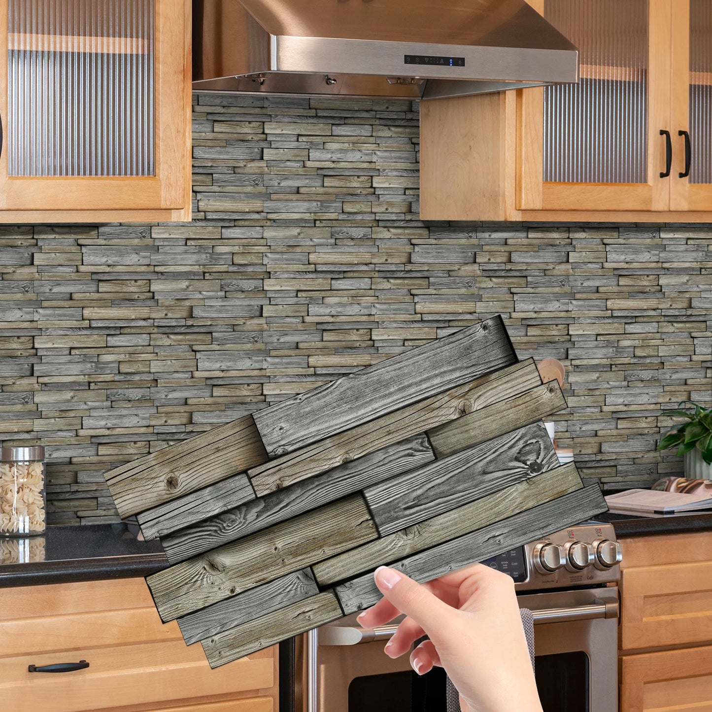 12/24/48 pezzi adesivo per piastrelle stacca e incolla adesivo autoadesivo sul backsplash per piastrelle per cucina, bagno, decorazione della camera da letto