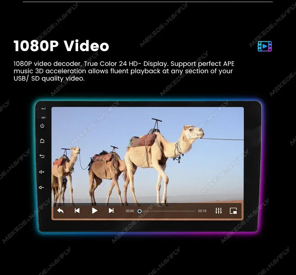 Android 2 DIN Car Radio for Seat Ibiza 2012 - 2015 Wireless CarPlay Auto Multimedia Video Player GPS Audio WIFI Stereo Autoradio