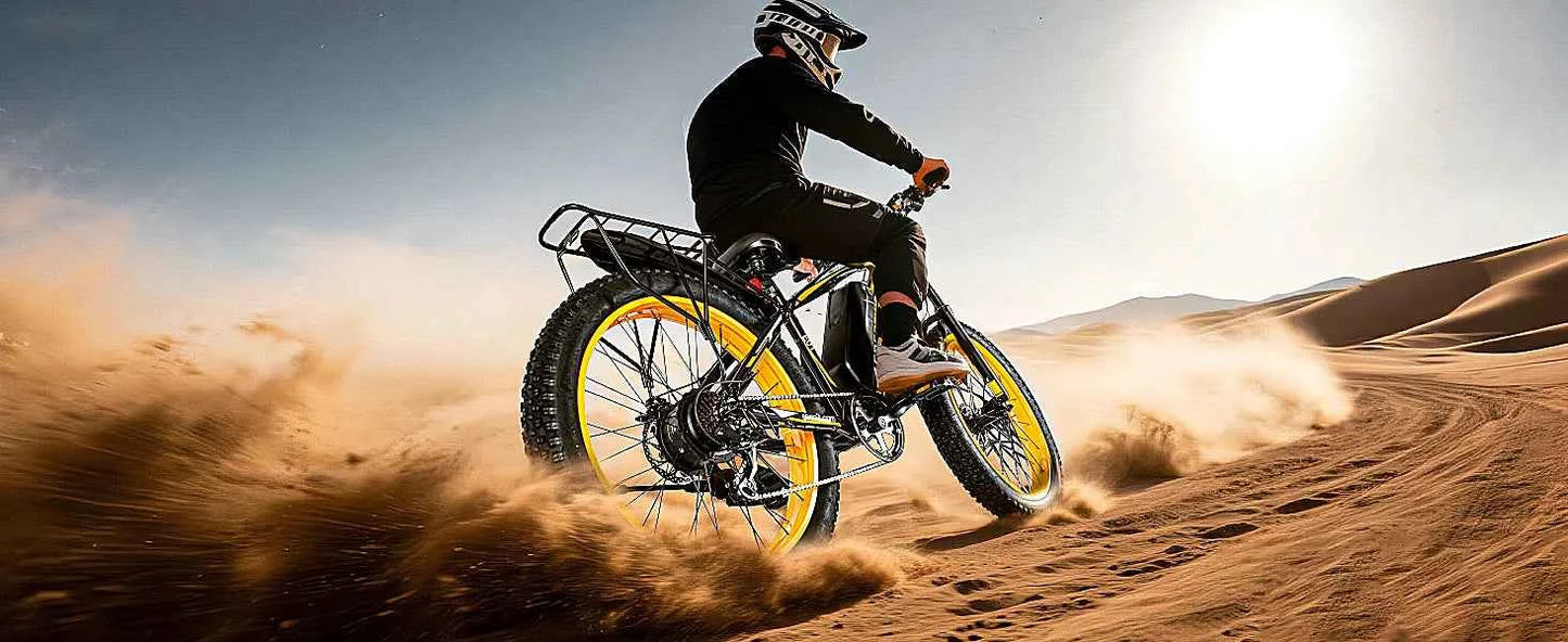 EOEOTWO E01 Electric Bike for Adults 1500W Peak Motor 26" Fat Tire Ebike 34MPH 60Miles Range UL2849 Certified Mountain Bicycle