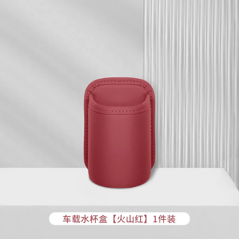 Car Door Beverage Cup Holder And Mobile Phone Storage Box Vehicle Seat Back Interior Organization Bucket