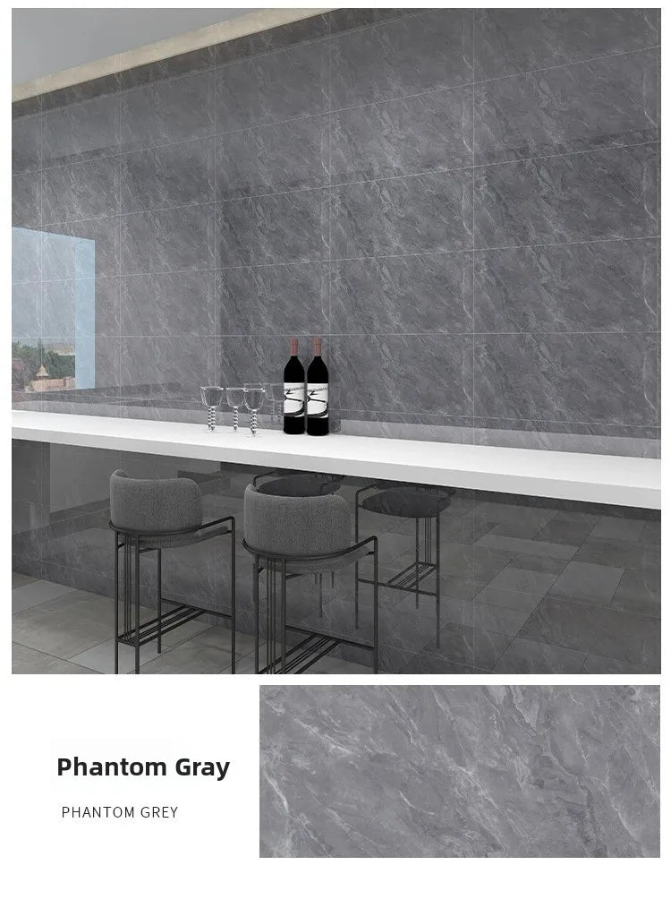 Piastrelle Autoadesive in PVC Impermeabili, Ignifughe, Resistenti all'Umidità, Effetto Marmo, Pannelli Decorativi in Alluminio e Plastica per Pareti