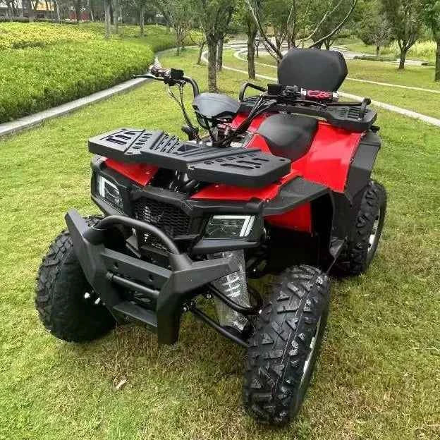 200CC Automatic ATV, 4-Wheel Beach Buggy for Adults, 15HP Off-Road Vehicle, Max Speed 70km/h, 12-Inch Tires, Electric Start
