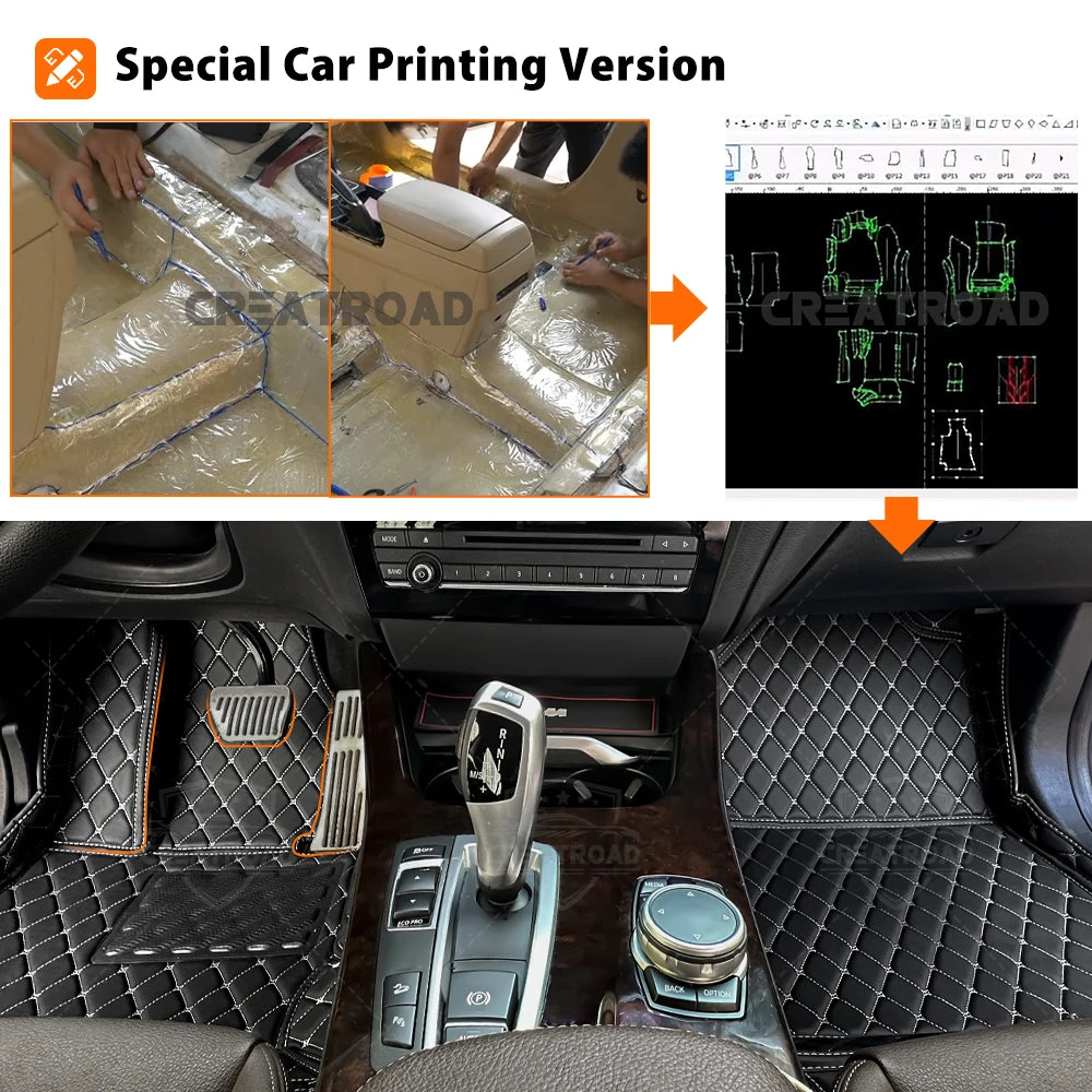 CREATROAD For GAC Trumpchi GS3 Emzoom 2023-2026 Car Floor Mat Custom Auto Foot Pads Automobile Carpet Cover Interior Accessories