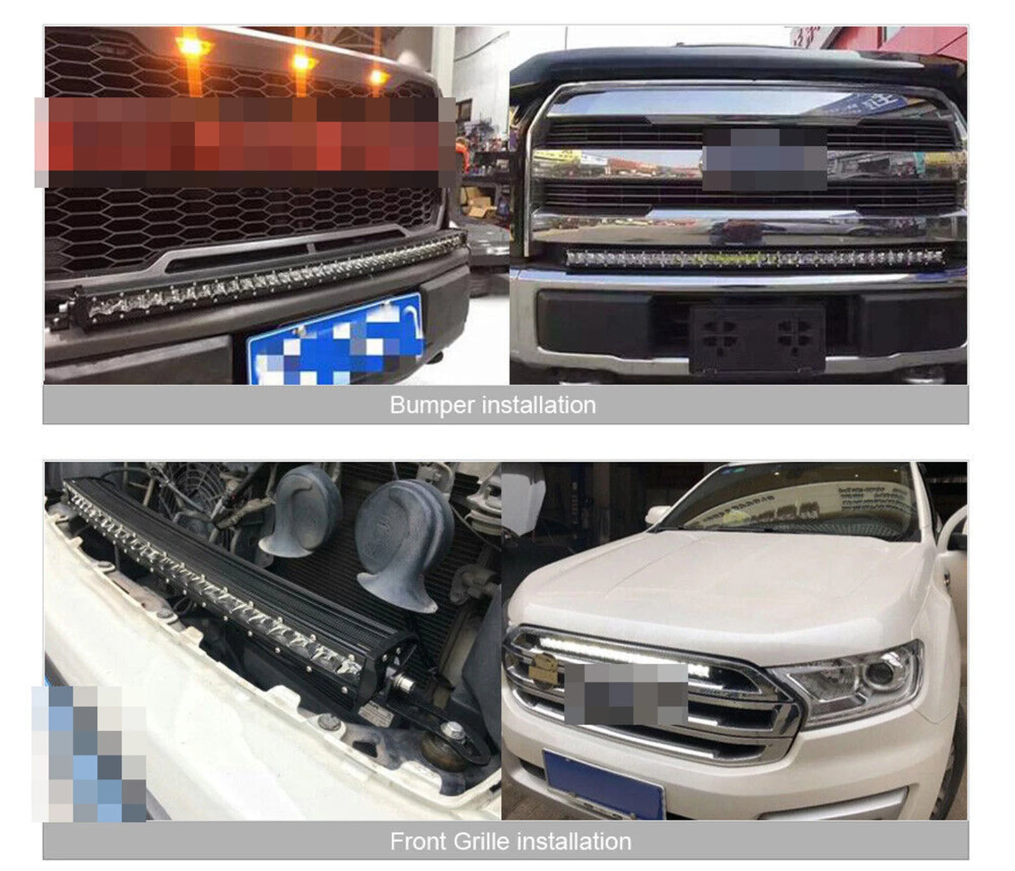 Yellow Single Row Slim 7 13 20 25 32 38 45 50 inch Off-road LED Work Light Bar Fog Driving For SUV UTV ATV 4X4 Truck Boat Car