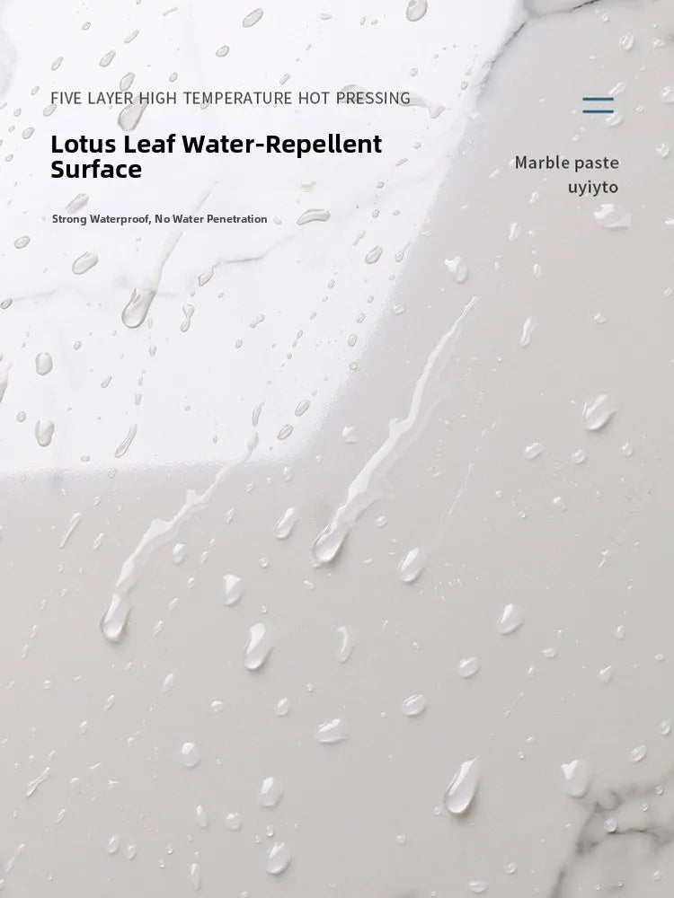 Piastrelle Autoadesive in PVC Impermeabili, Ignifughe, Resistenti all'Umidità, Effetto Marmo, Pannelli Decorativi in Alluminio e Plastica per Pareti