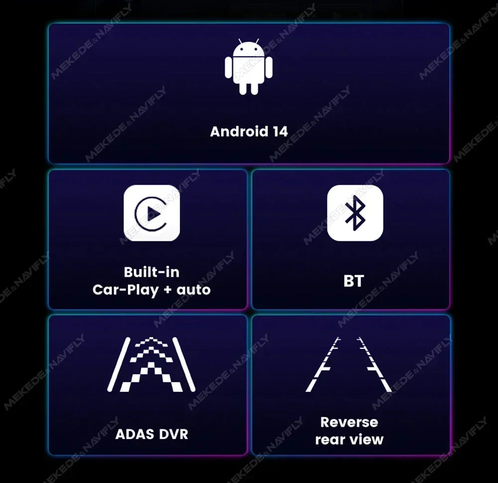 Android 2 DIN Car Radio for Seat Ibiza 2012 - 2015 Wireless CarPlay Auto Multimedia Video Player GPS Audio WIFI Stereo Autoradio