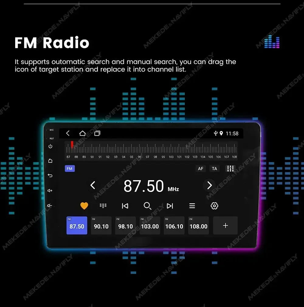 Android 2 DIN Car Radio for Seat Ibiza 2012 - 2015 Wireless CarPlay Auto Multimedia Video Player GPS Audio WIFI Stereo Autoradio