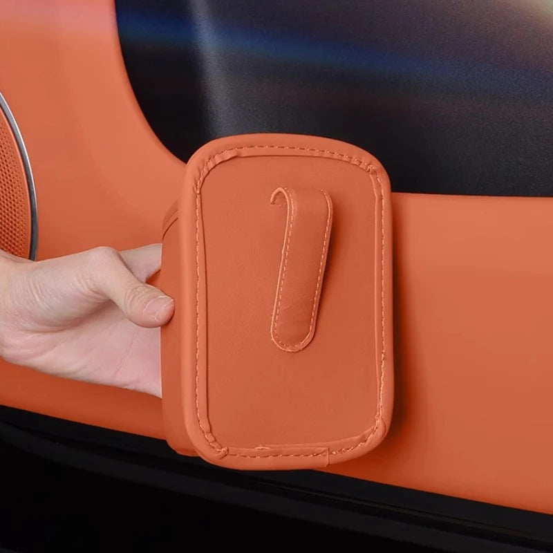 Car Door Beverage Cup Holder And Mobile Phone Storage Box Vehicle Seat Back Interior Organization Bucket