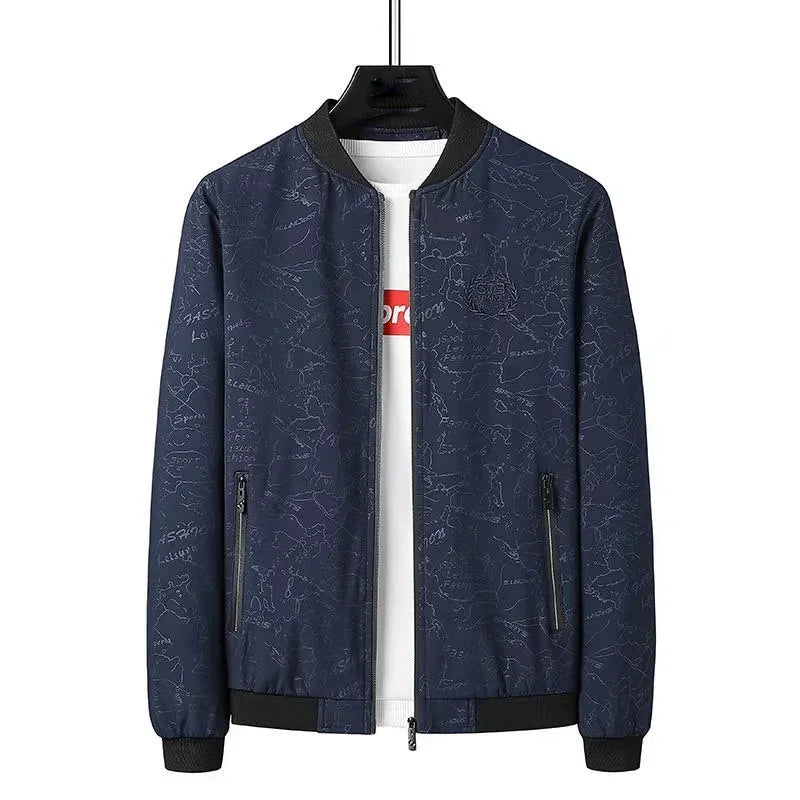 Big Size Men's Jacket Spring Long Sleeve Baseball Casual Jacket Men Black Work Wear Windshield Windbreaker Male Coat Large 9XL