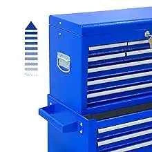 13-Drawer Tool Chest with Wheels,2 in 1 Detachable Rolling Tool box with Drawers,Large ToolBox with Lock