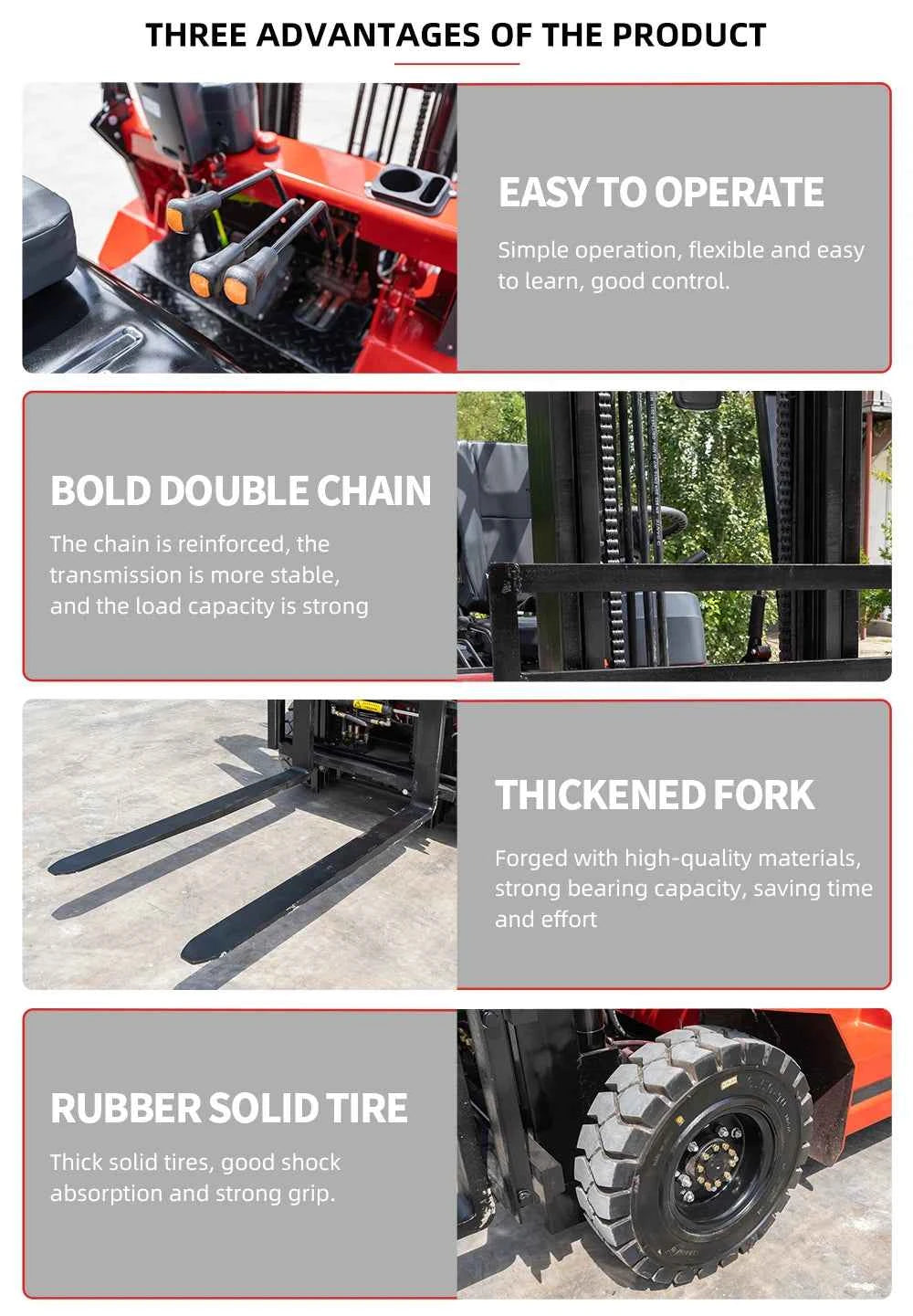 2 Ton Electric Forklift China Factory High-Efficiency Environment Friendly 4 Wheels Energy Saving Battery Forklifts Custom