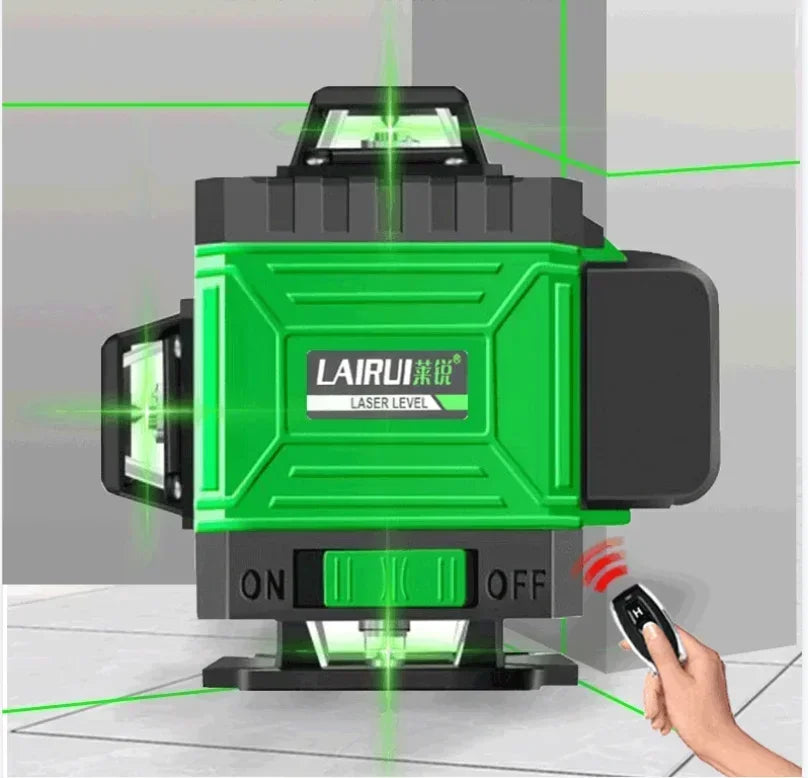 2 batteries laser level 8/12/16 line green light high-precision automatic line shipped from Brazil warehouse duty-free