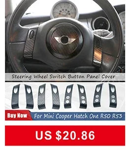 For Mini R50 R52 R53 One Cooper S Hatchback Convertible Car Decoration Accessories Auto Rear View 2pcs Mirror Covers