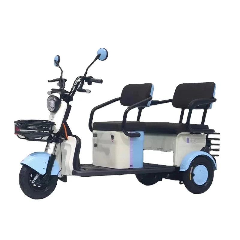 New Electric Tricycle Adult  Agricultural Double Row Electric Tricycle with 3 Wheel