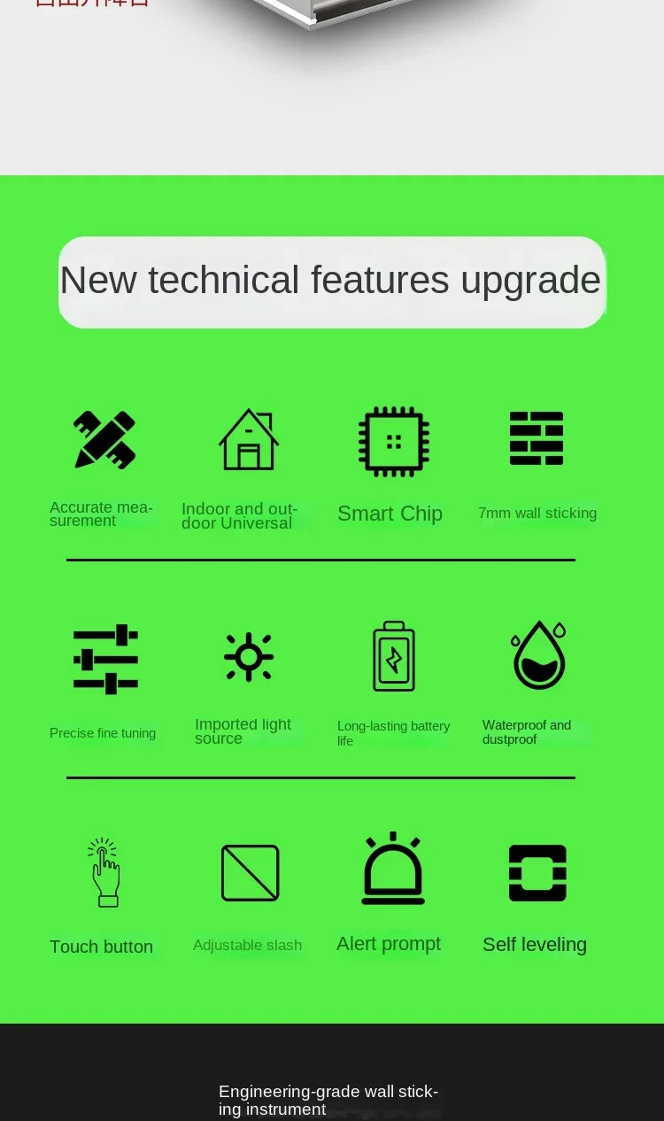 2 batteries laser level 8/12/16 line green light high-precision automatic line shipped from Brazil warehouse duty-free