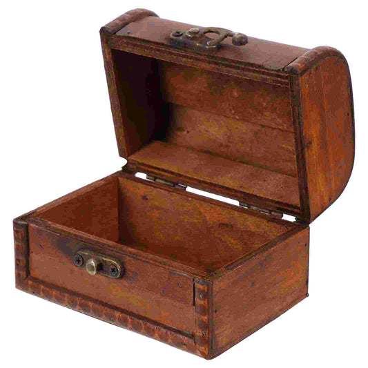 Retro Wood Jewelry Box Decorative Storage Case Vintage Trinket Container Wooden ganizer Jewelry Packaging Display Solution