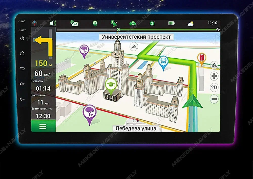 Android 2 DIN Car Radio for Seat Ibiza 2012 - 2015 Wireless CarPlay Auto Multimedia Video Player GPS Audio WIFI Stereo Autoradio