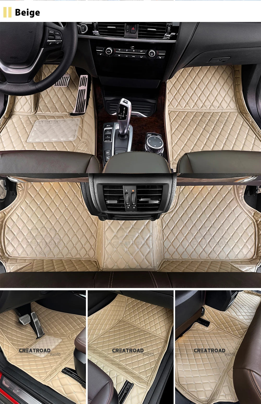 CREATROAD For GAC Trumpchi GS3 Emzoom 2023-2026 Car Floor Mat Custom Auto Foot Pads Automobile Carpet Cover Interior Accessories