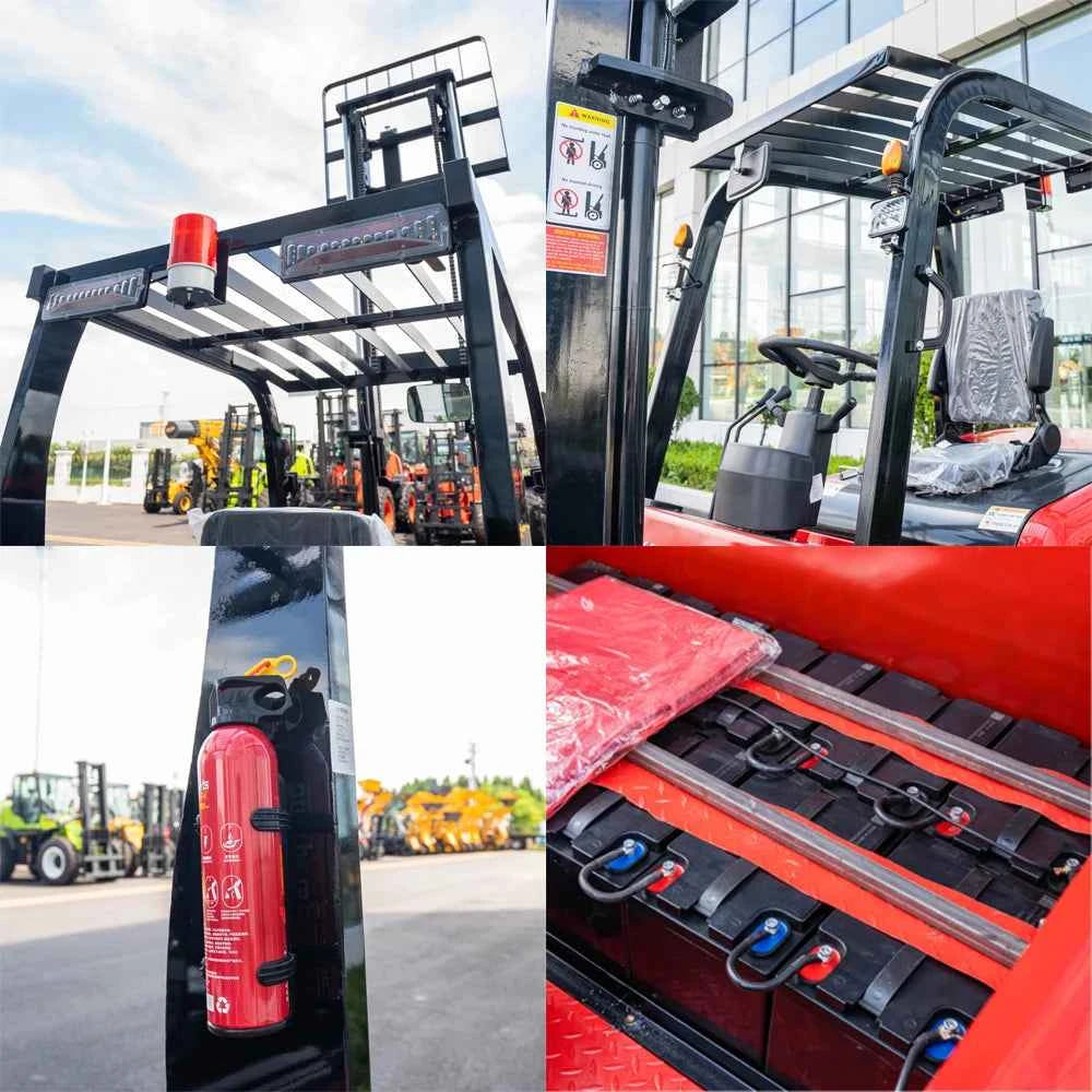 2 Ton Electric Forklift China Factory High-Efficiency Environment Friendly 4 Wheels Energy Saving Battery Forklifts Custom