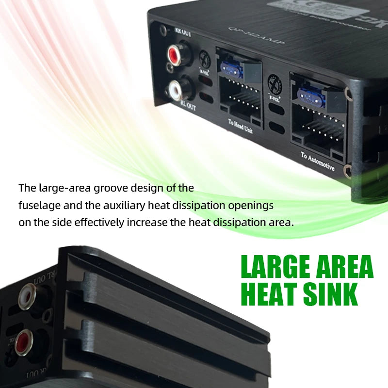 Android System Large Screen Special Amplifier Car Audio Lossless Upgrade 4-way DSP-intelligent Digital Audio Processor
