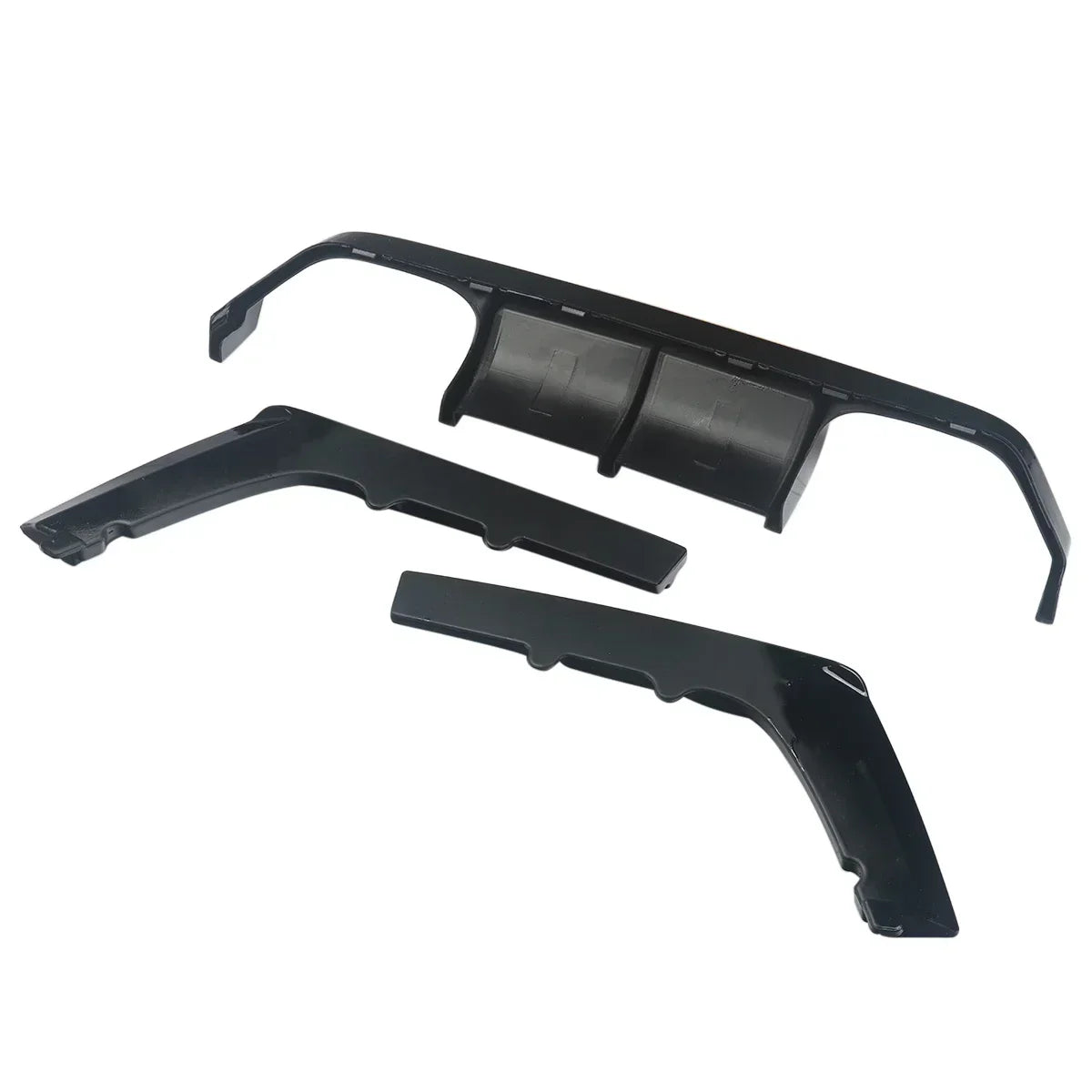 MagicKit PSM Style 3PCS Rear Diffuser Lip Glossy Black For BMW F80 M3 F82 M4 2015-2020