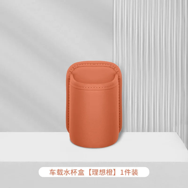 Car Door Beverage Cup Holder And Mobile Phone Storage Box Vehicle Seat Back Interior Organization Bucket