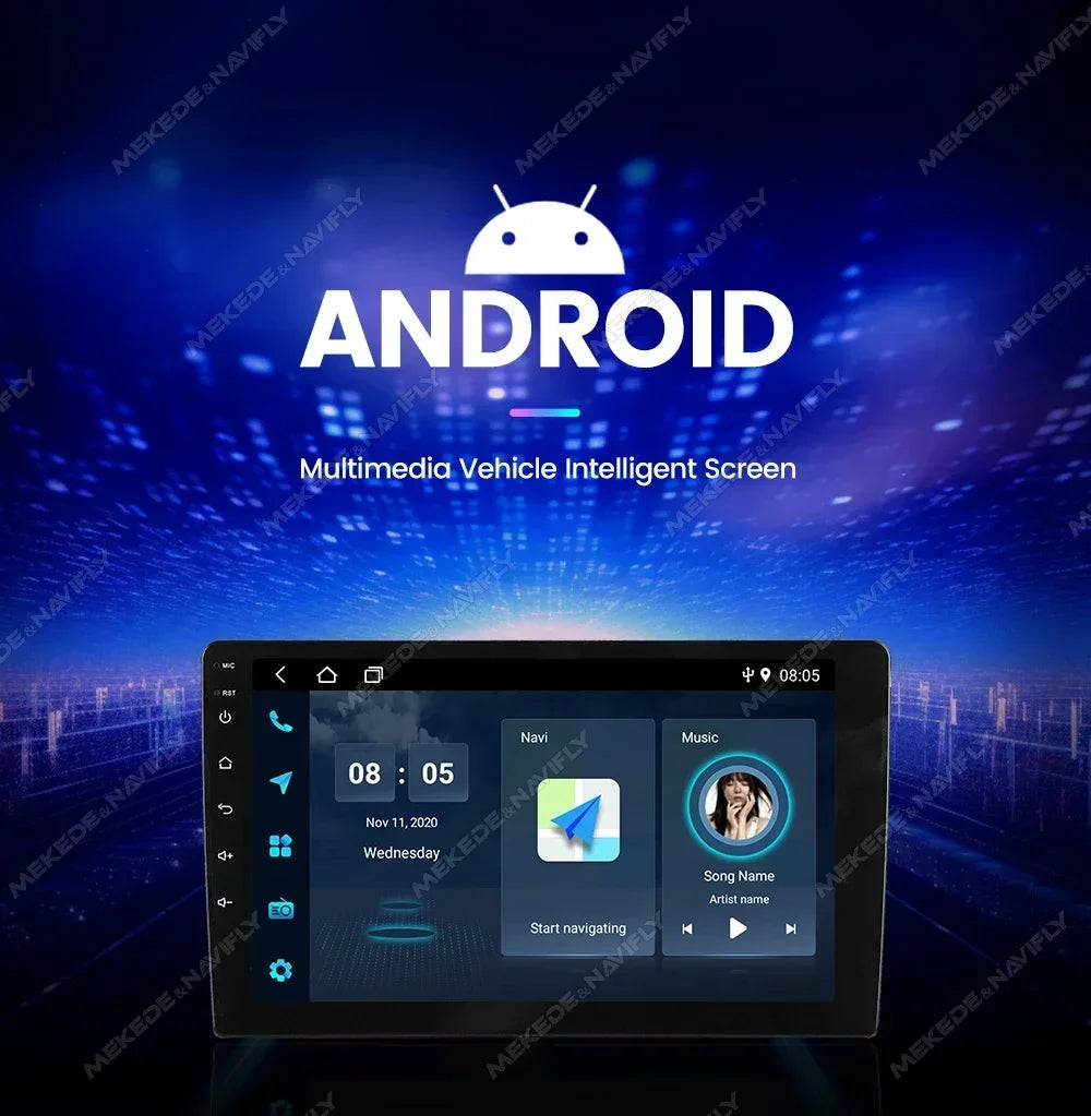 Android 2 DIN Car Radio for Seat Ibiza 2012 - 2015 Wireless CarPlay Auto Multimedia Video Player GPS Audio WIFI Stereo Autoradio