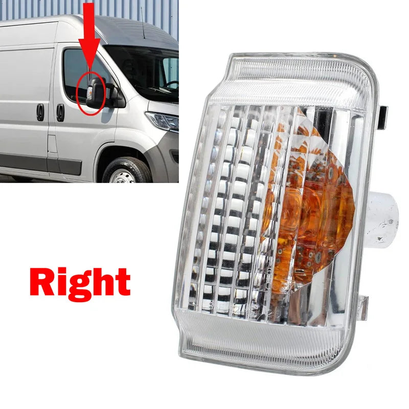 Car Wing Mirror Indicator Lens Accessories 71748254 For Peugeot Boxer Citroen Jumper Fiat Ducato 2006-2022 Turn Signal Housing