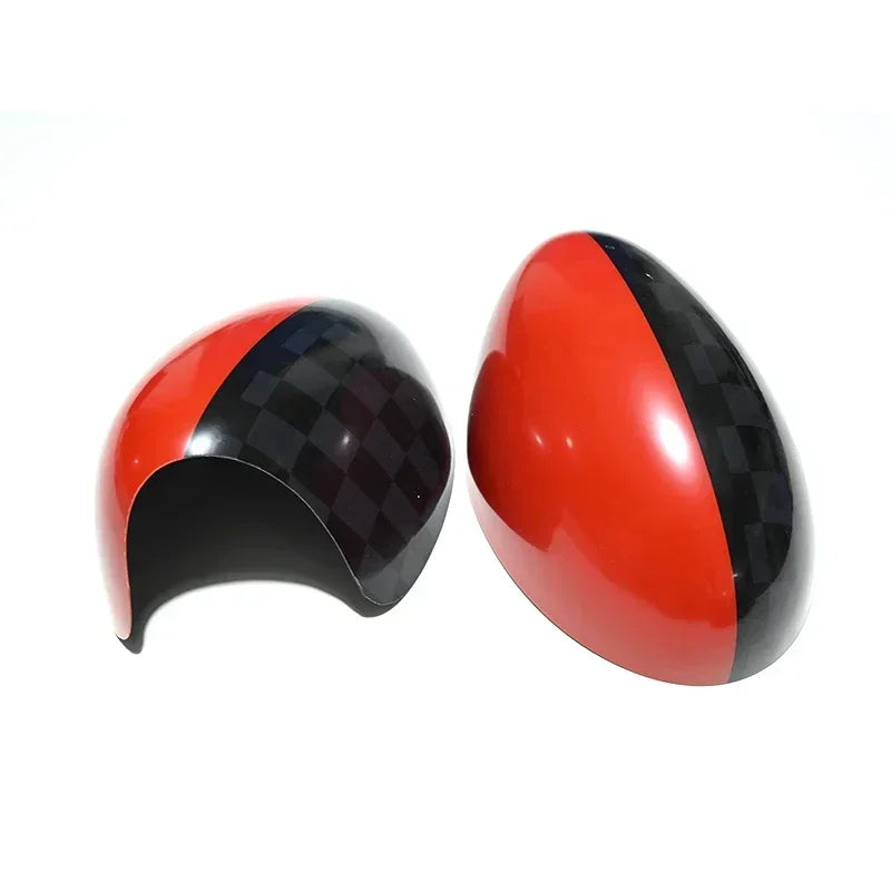 For Mini R50 R52 R53 One Cooper S Hatchback Convertible Car Decoration Accessories Auto Rear View 2pcs Mirror Covers