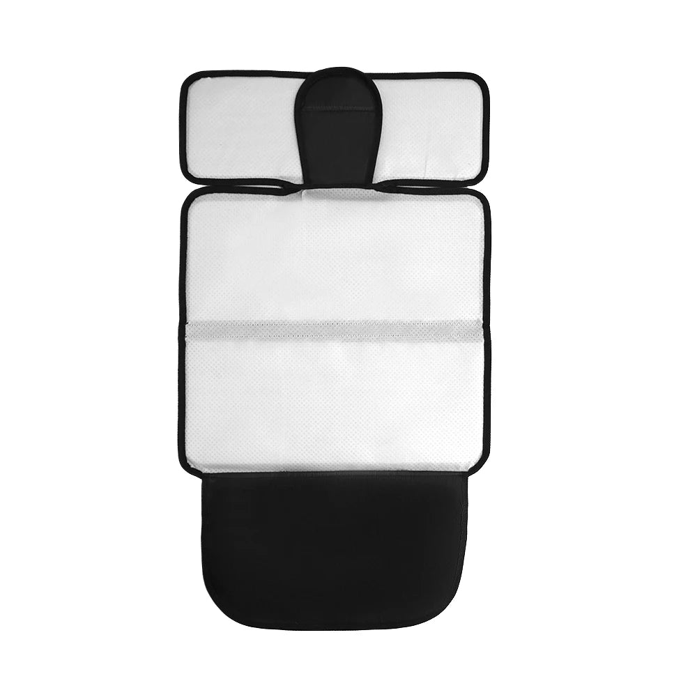 Car Seat Protector for Baby Child Car Seats- Auto Seat Cover Mat, Protective Non- Slip Car Seat Cover Pad with Mesh Pockets