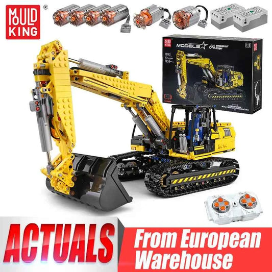 MOLD KING 13112 Giocattoli per auto tecniche L'APP MOC-2513 RC Escavatore motorizzato Modello Building Blocks Mattoni Bambini Regalo di Natale