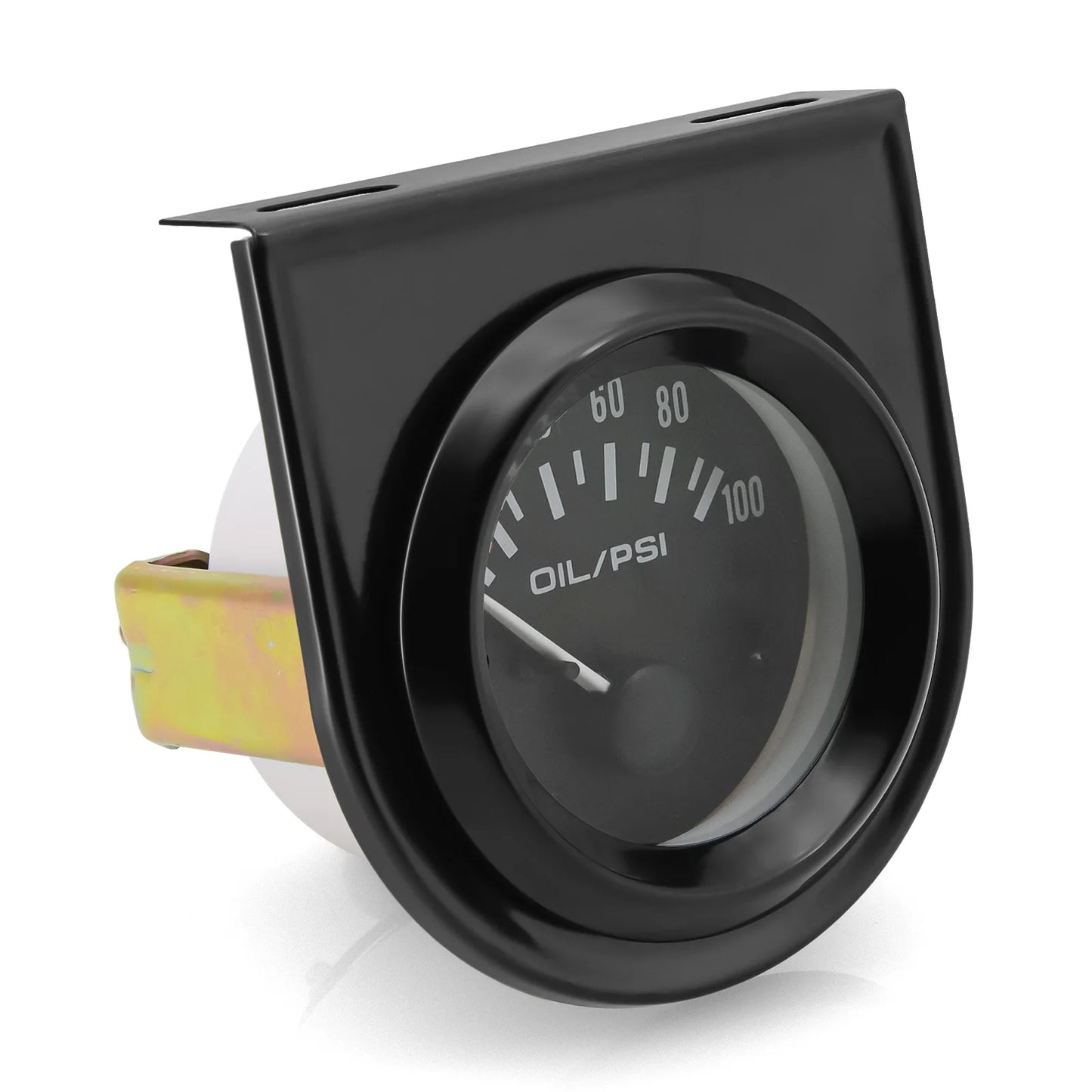 Auto Temperature Meter with Sensor 1/8 NPT 52mm LED Digital Oil /Water Temp Indicator PSI Oil Press Black Gauge Fit Gasoline Car