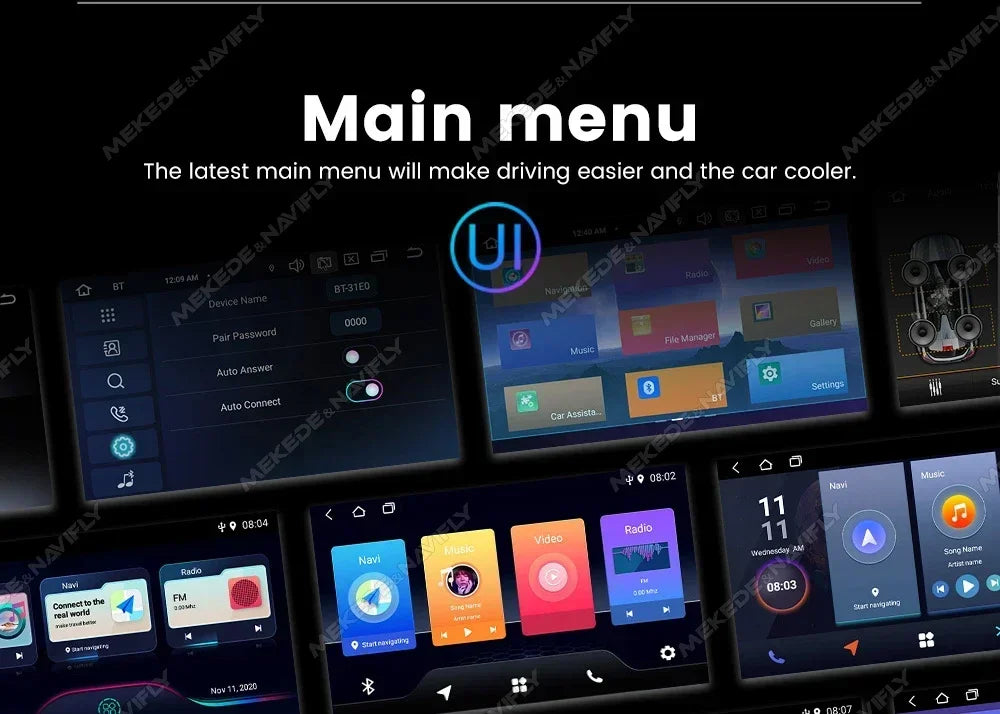 Android 2 DIN Car Radio for Seat Ibiza 2012 - 2015 Wireless CarPlay Auto Multimedia Video Player GPS Audio WIFI Stereo Autoradio