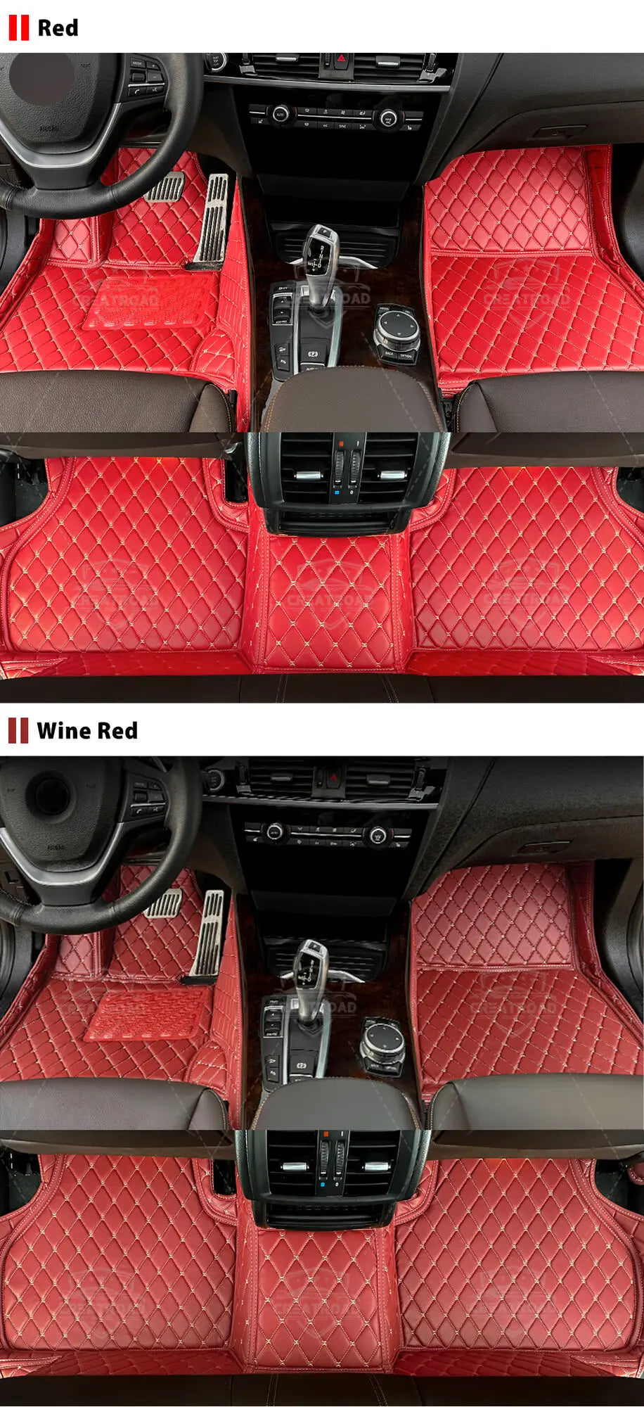 CREATROAD For GAC Trumpchi GS3 Emzoom 2023-2026 Car Floor Mat Custom Auto Foot Pads Automobile Carpet Cover Interior Accessories