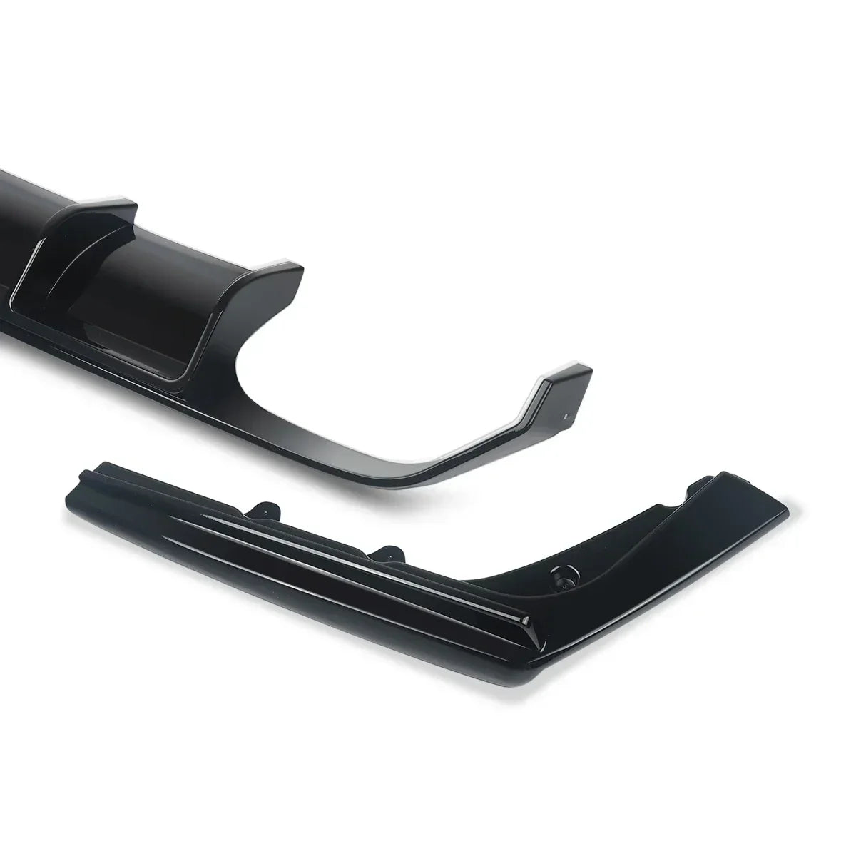 MagicKit PSM Style 3PCS Rear Diffuser Lip Glossy Black For BMW F80 M3 F82 M4 2015-2020