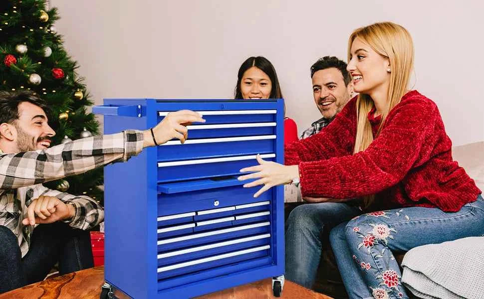 13-Drawer Tool Chest with Wheels,2 in 1 Detachable Rolling Tool box with Drawers,Large ToolBox with Lock